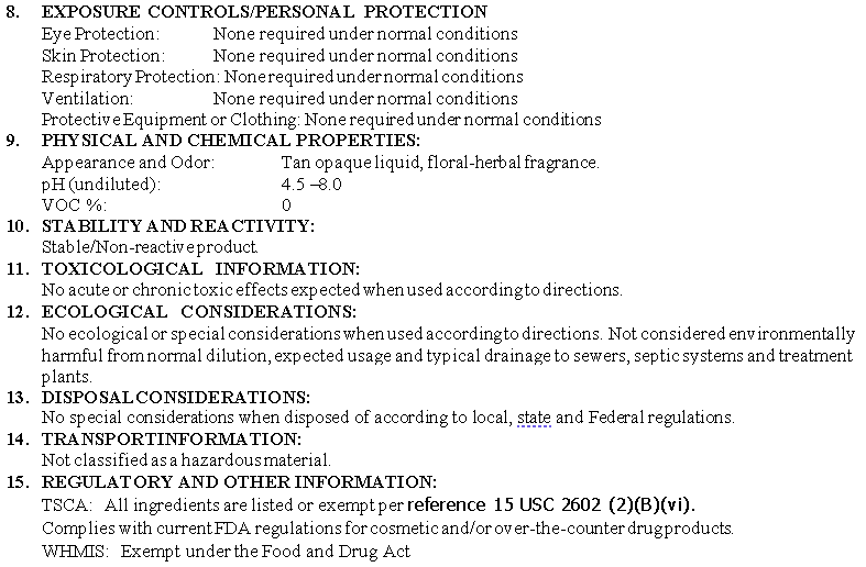 Appendix B: Material Safety Data Sheet – Swihsa